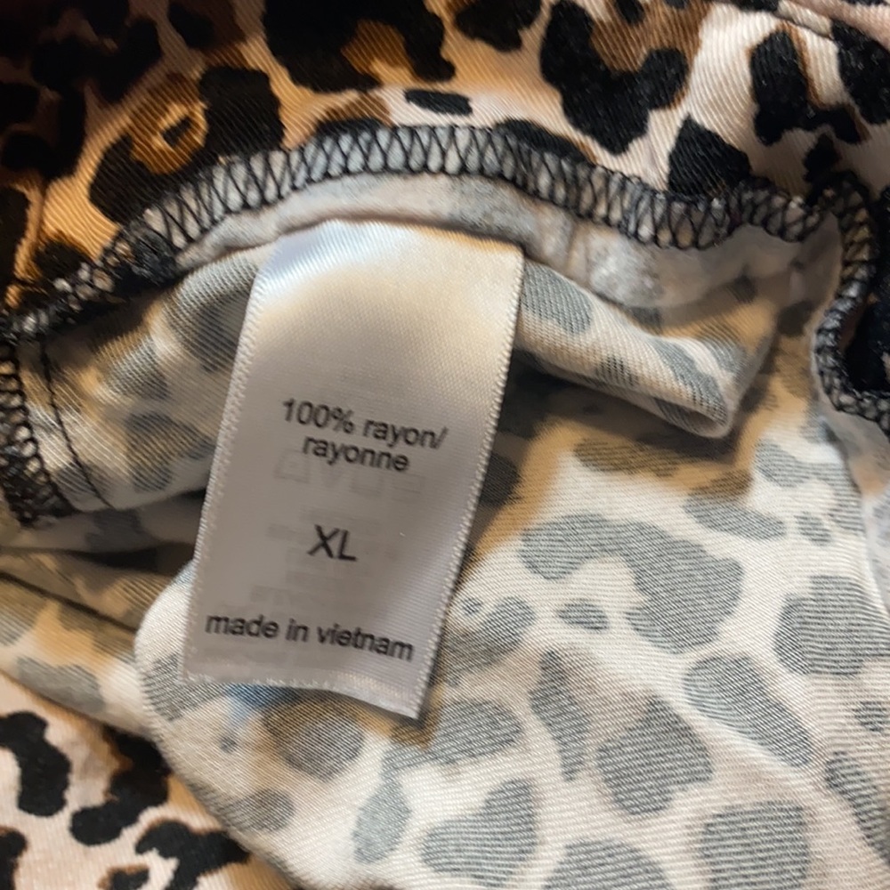 Maurices Leopard Print Button Front Skirt - image 4